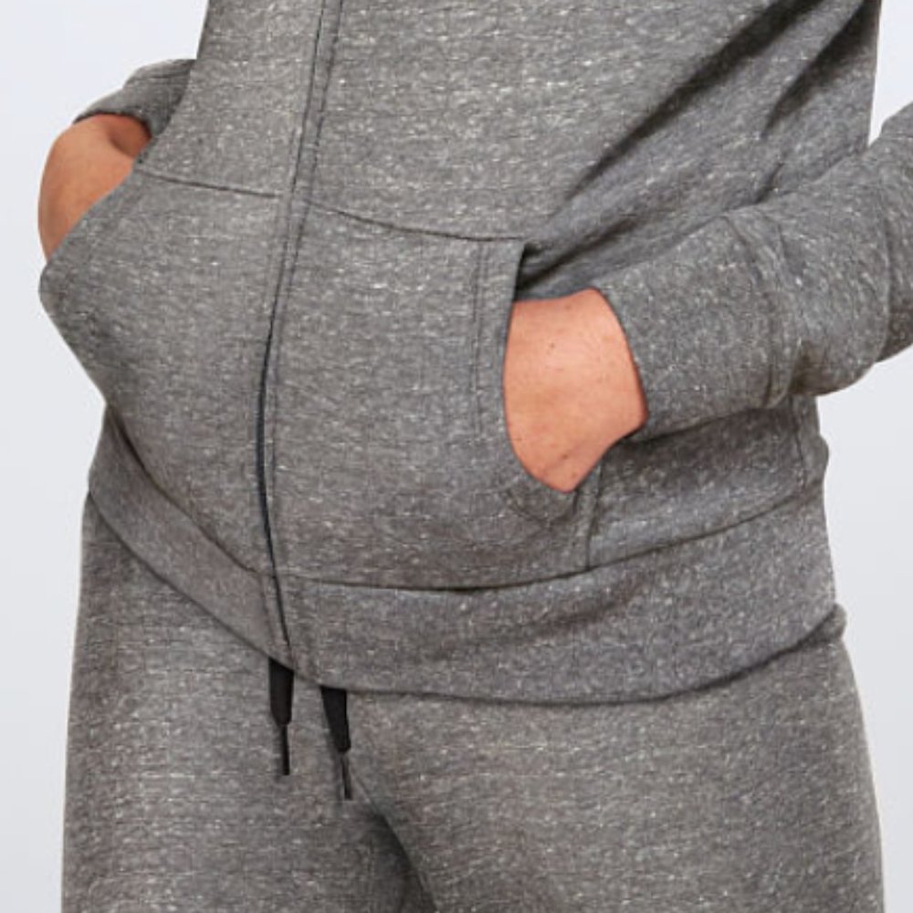 VS PINK Everyday Full Lounge Full-Zip Logo Hoodie - Picture 3 of 11